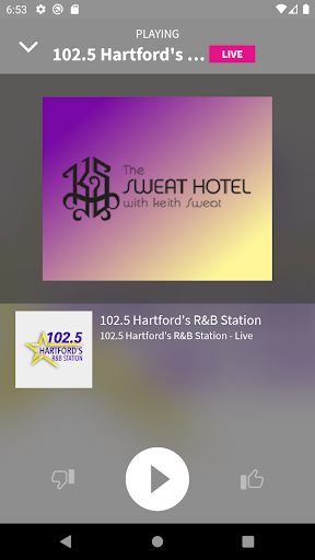102.5 Hartfords R&B Station Screen 3