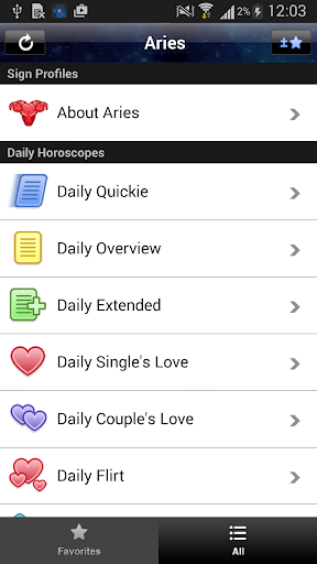 Horoscopes by Astrology.com Screen 2