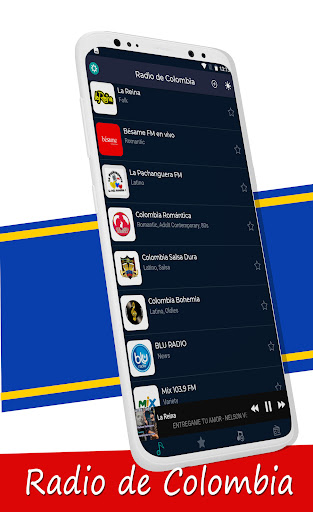 Android application Emisoras Colombianas en Vivo screenshort