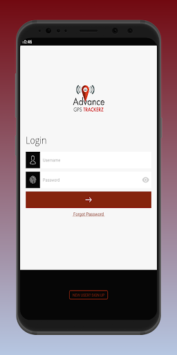 Android application Advance Trackerz screenshort