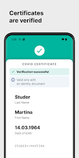 COVID Certificate Check Screenshot