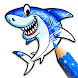 Baby Shark Coloring and Drawin - Androidアプリ