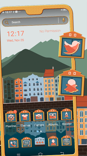Android application City Painting Theme screenshort