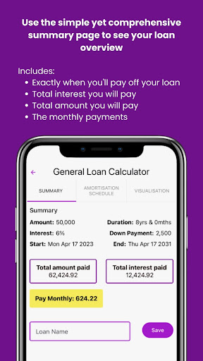 Loan Calculator PRO Screen 2