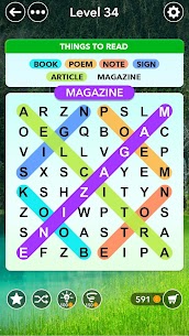 Word Search Classic Find Word Search Puzzle Game v2.4 Mod Apk (Unlimited Money) Free For Android 1