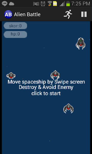 Android application Alien Battle screenshort