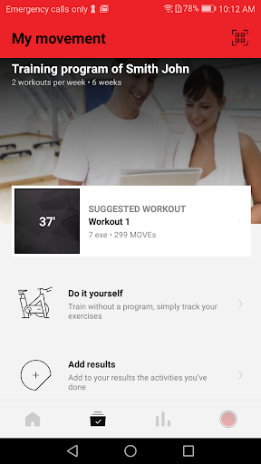 Koha Fitness Screen 2