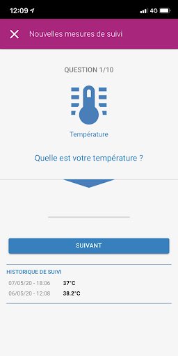 Terr-eSanté eCovid Screen 3