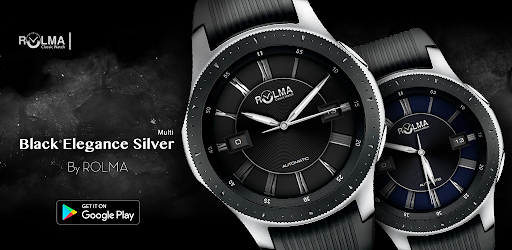 Android application Rolma EleganceSilver Watchface screenshort