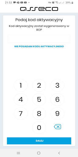Asseco BOP Mobile Screen 2