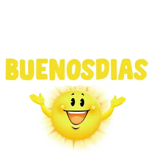 Stickers de Buenos Días