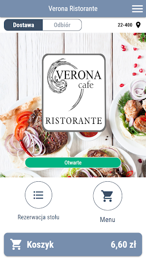 Android application Verona Ristorante screenshort