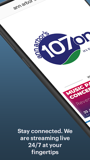 Android application ann arbor’s 107one screenshort