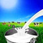 Cover Image of Скачать The Cow Milk Farm game - Free 1.05 APK