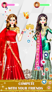 Indian Bride Makeup & Dress Up