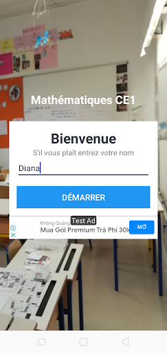 Android application Mathématiques CE1 screenshort