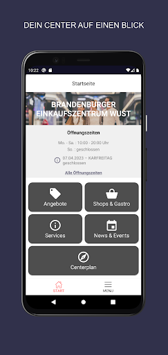 Android application Brandenburger Einkaufszentrum screenshort