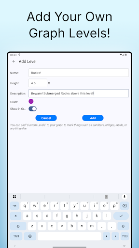 Screenshot of Rivercast - River Levels App