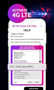 5G/4G Force LTE Only Unknown