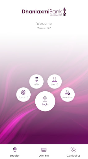 Android application Dhanlaxmi Bank Mobile Banking screenshort