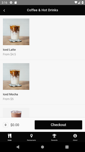 Eden Espresso Screen 2