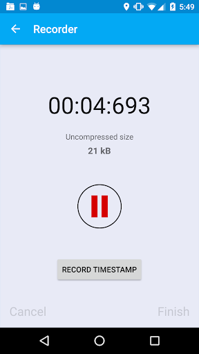 Senslogs Screen 2