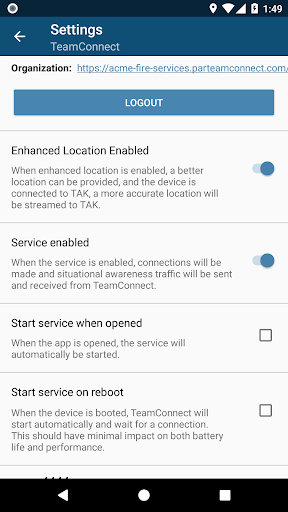 Screenshot of Sit(x)® Connect