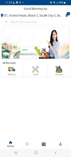 Zarket Delivery Screen 2