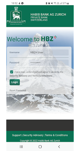 Android application HBZ+ screenshort