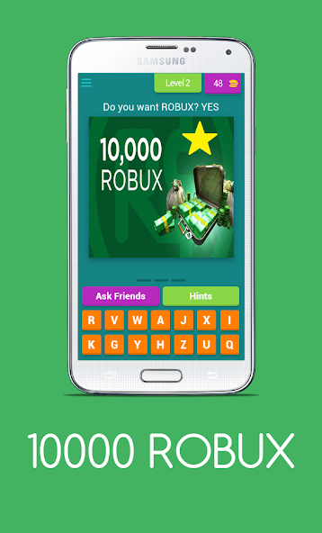 Faça download do 10000 ROBUX APK v9.4.3z para Android