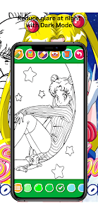 Sailor Moon para colorear anim