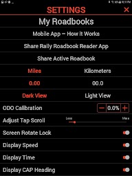 Rally Roadbook Reader