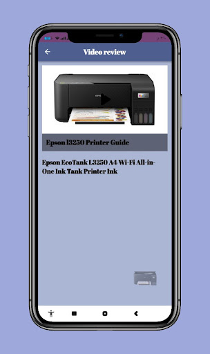 Epson l3250 Printer Guide Screen 3
