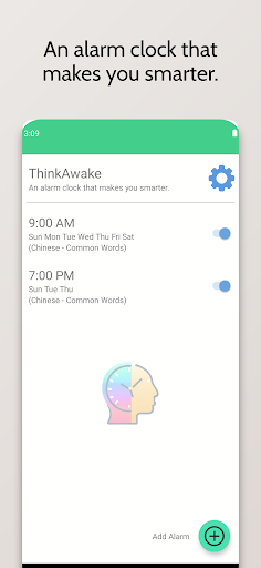 Android application ThinkAwake screenshort