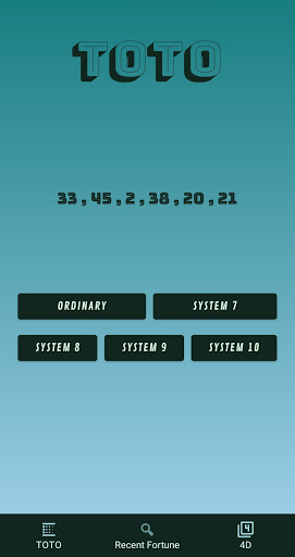 TOTO 4D Generator Singapore