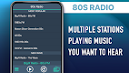 screenshot of 80s Radio Favorites