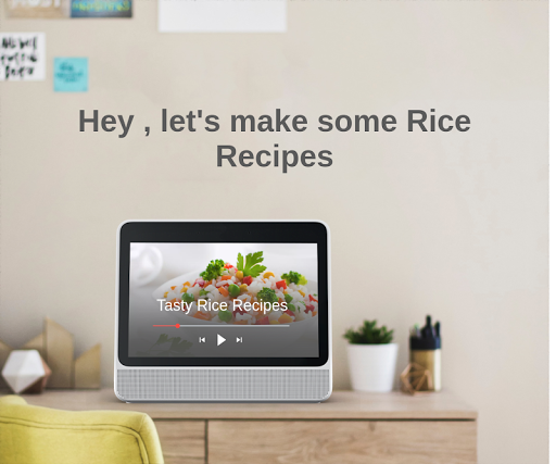 Screenshot of Rice Recipes App