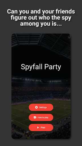 Android application Spyfall Party screenshort