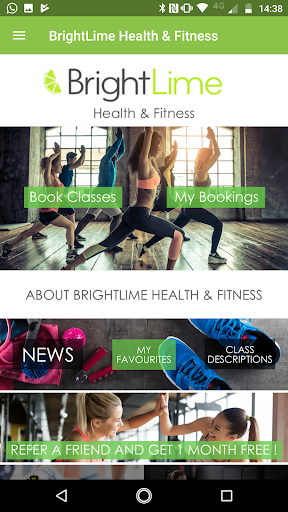 BrightLime Health and Fitness Screen 2