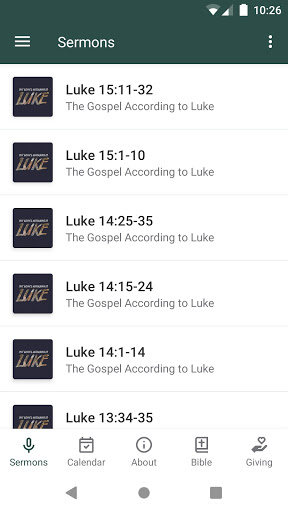 Android application The Valley Church cc screenshort