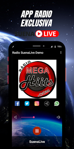 Android application MegaHiits.com TV screenshort