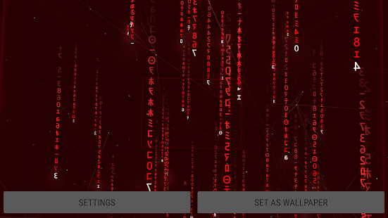 Digital Rain 3D Live Wallpaper Captura de pantalla