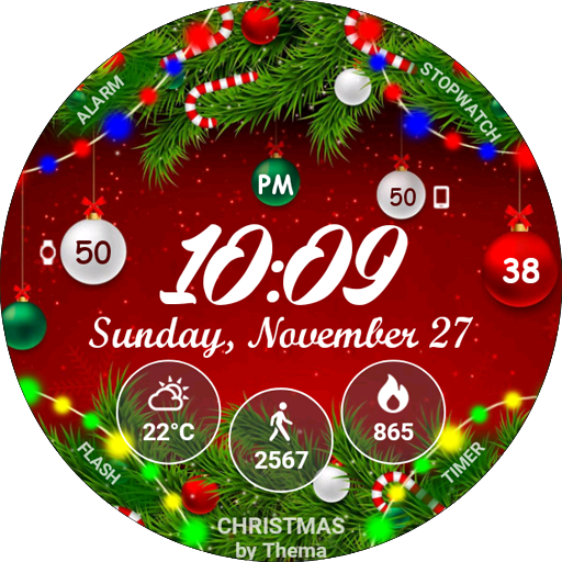 Christmas Lights Watch Face  Icon