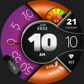 Captura de Pantalla 23 Digital Watch Face MJ212 android