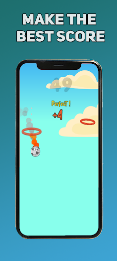 Flappy Orange Ball - Screenshot 3