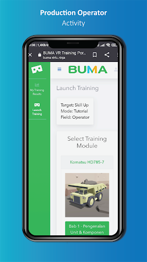 BUMA VR - Production Operator Screen 3
