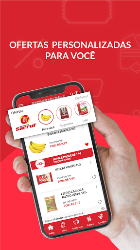 Android application Sarruf Supermercado screenshort