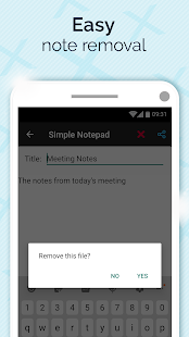 Simple Notepad with Caller ID Screenshot