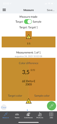 MeasureColor Teams Screen 2