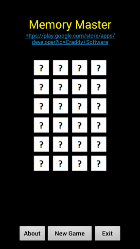 Memory Master Screen 3